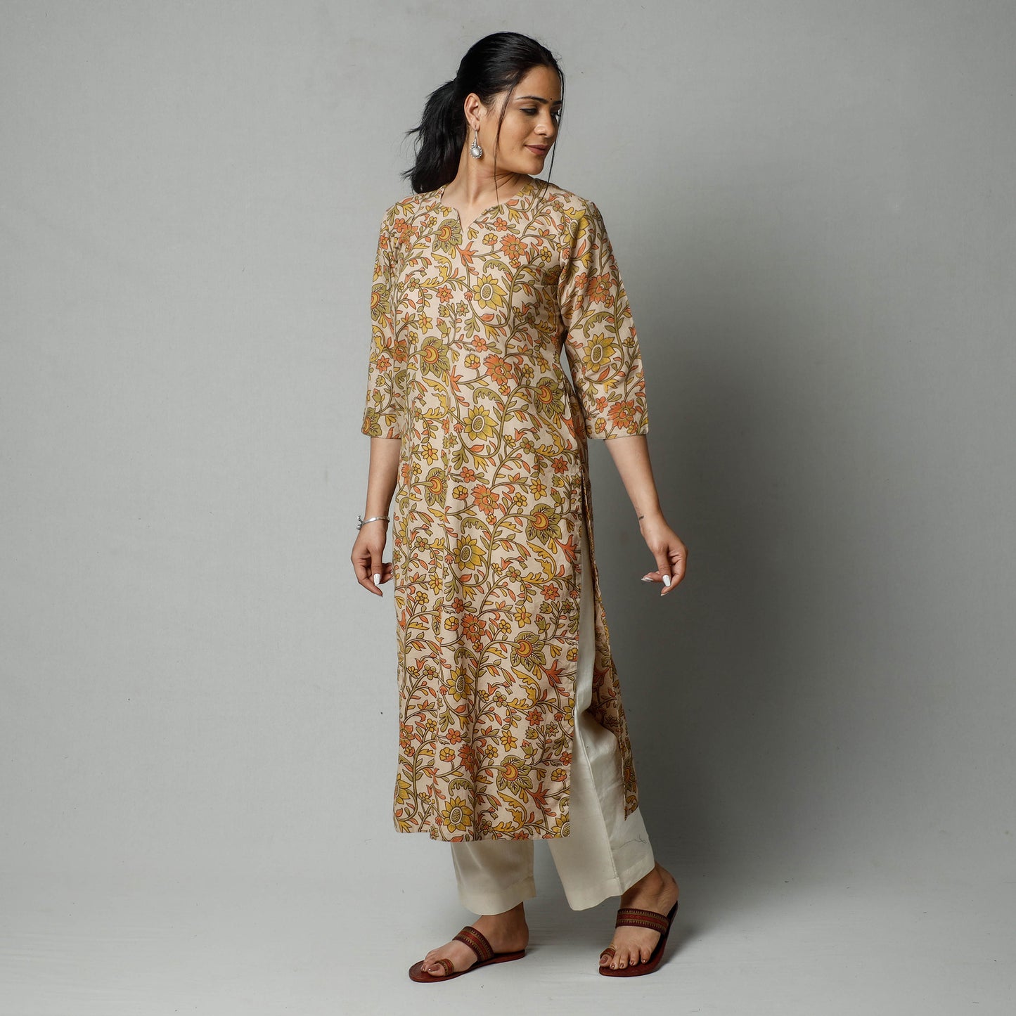 kalamkari printed kurta