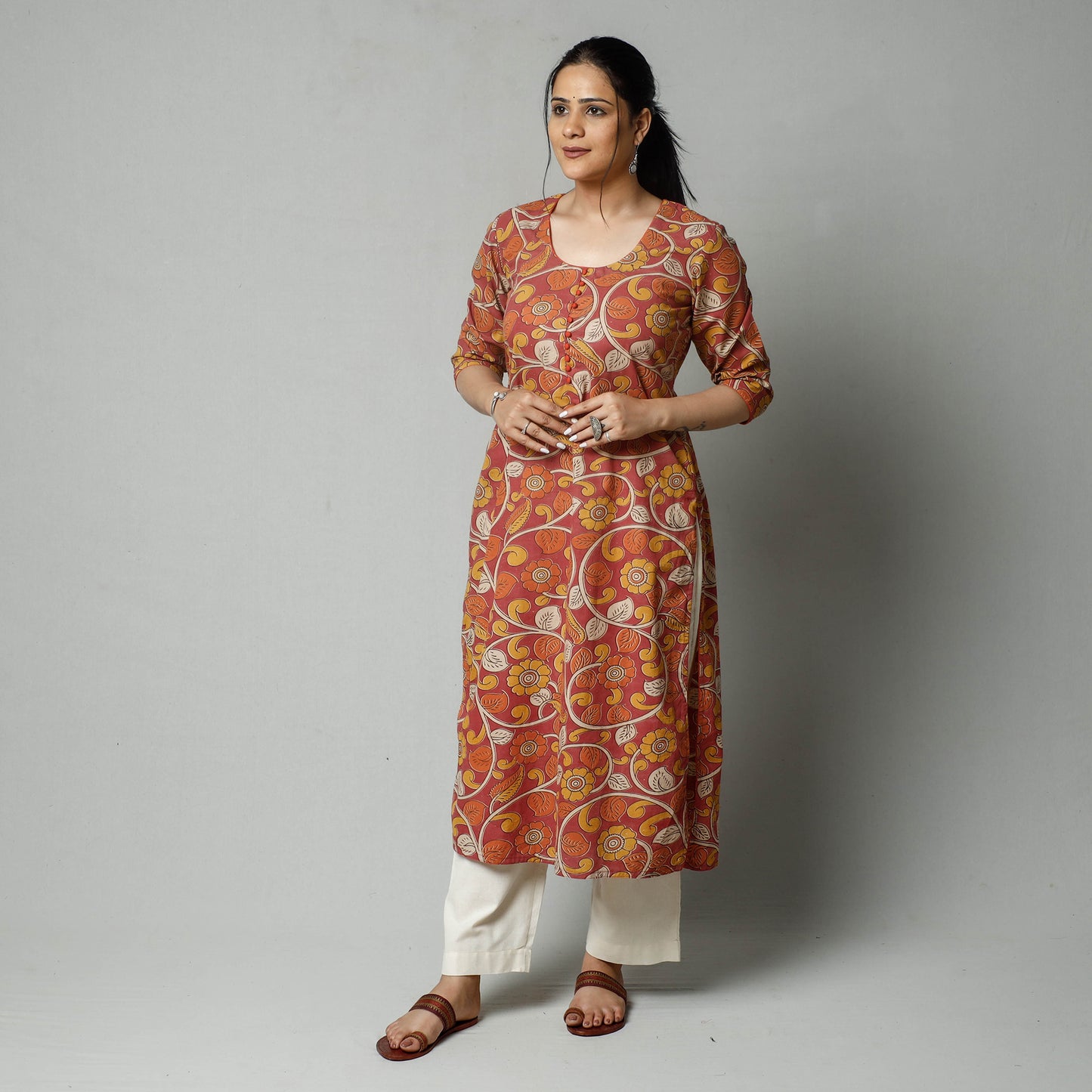 kalamkari printed kurta