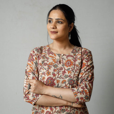 kalamkari printed kurta 