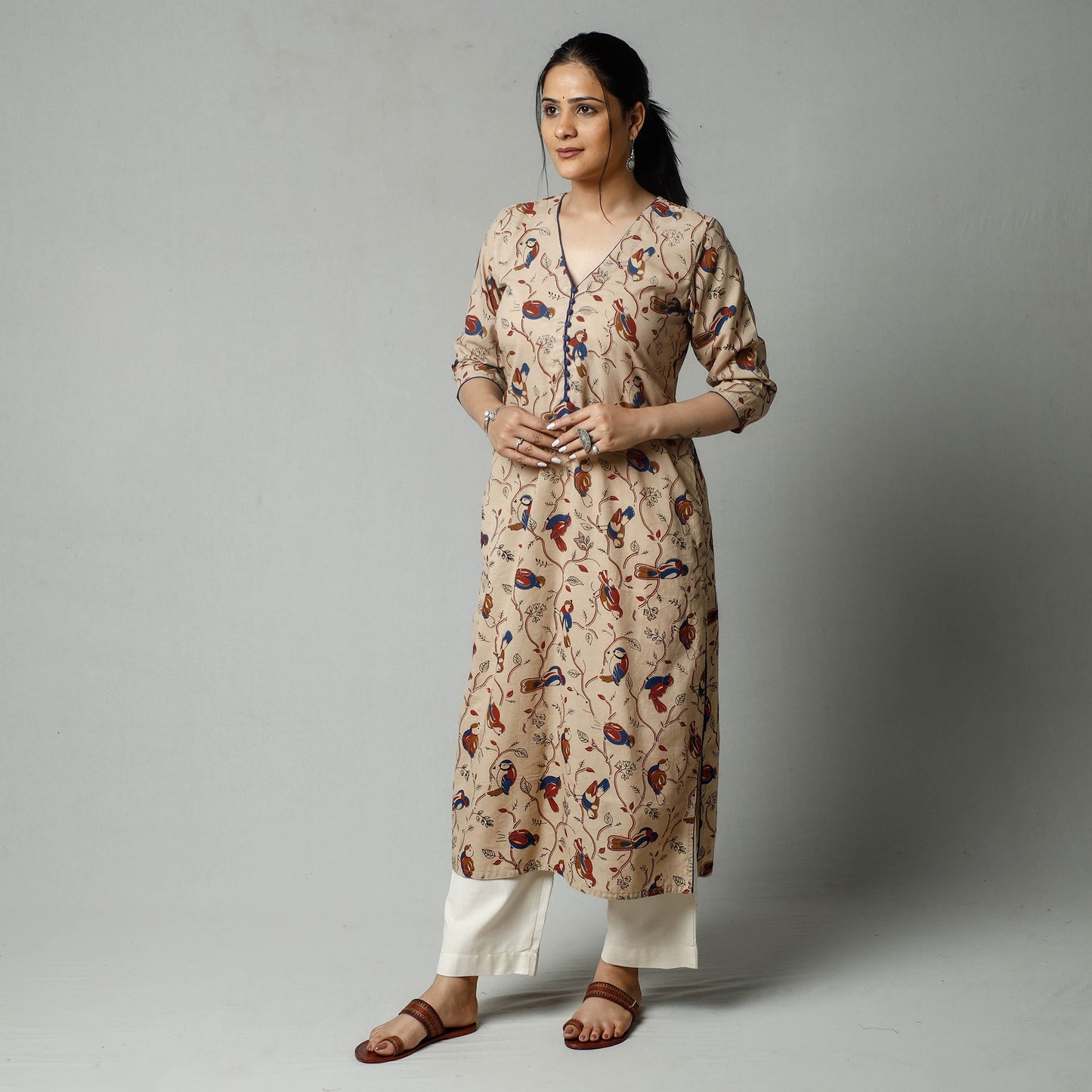 kalamkari printed kurta