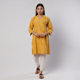 Buy iTokri Casuals - Jamdani Handloom Cotton Short Kurta for Women
