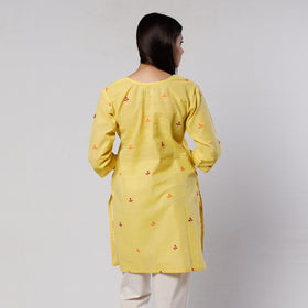 Buy iTokri Casuals - Jamdani Handloom Cotton Short Kurta for Women