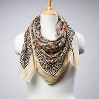 block printed cotton scarf
