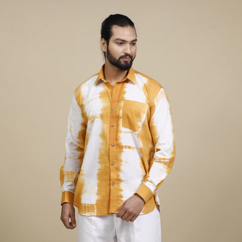 Shibori men shirt
