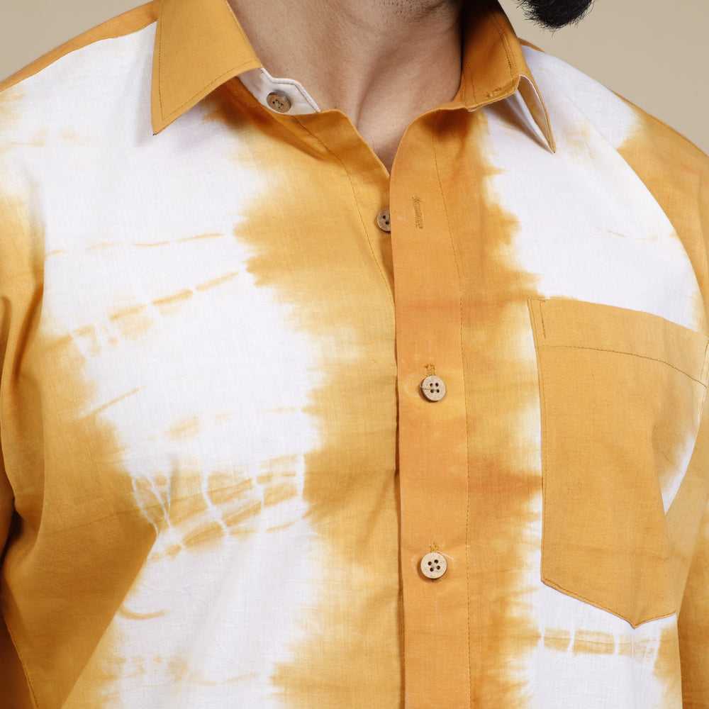 Shibori men shirt
