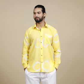 Buy Shibori Tie-Dye Cotton Men Full Sleeve Shirt Online at iTokri.com