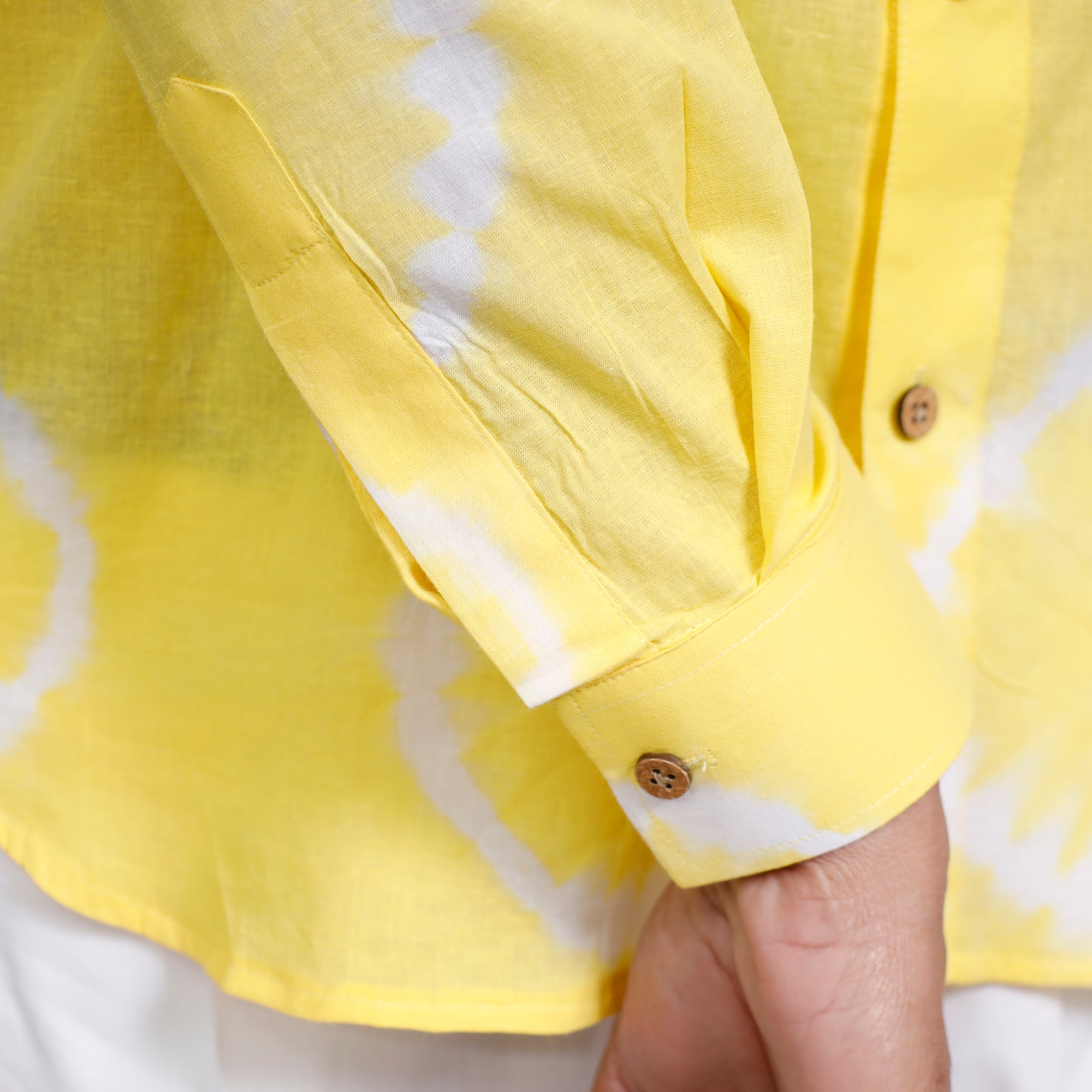 Buy Shibori Tie-Dye Cotton Men Full Sleeve Shirt Online at iTokri.com