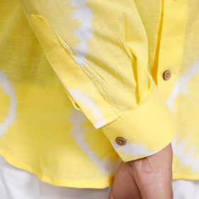 Buy Shibori Tie-Dye Cotton Men Full Sleeve Shirt Online at iTokri.com