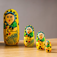 wooden doll set