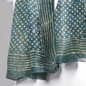 Buy Block Art Print Linen Bindaas Stole