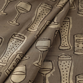 BuyBindaas Hand Block Print Cotton Natural Dyed Fabric