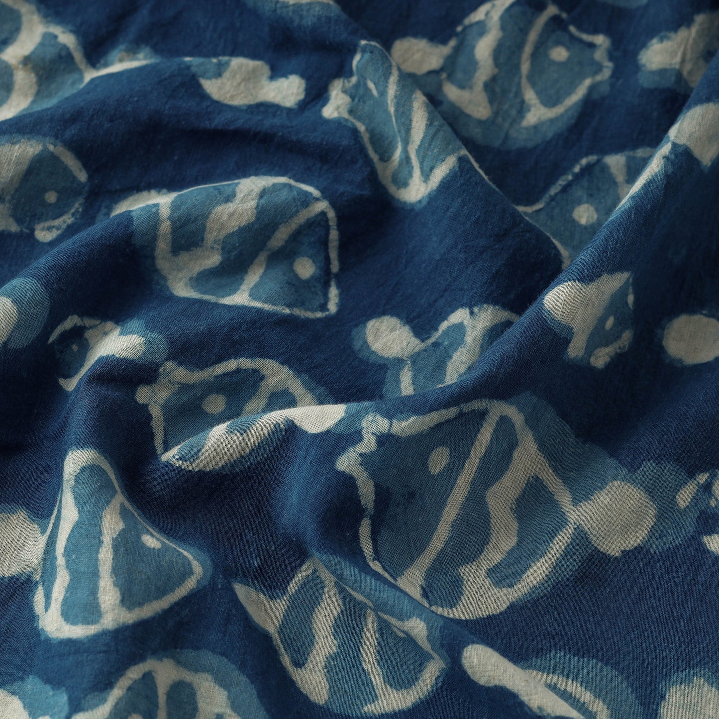 Bindaas Block Printing Natural Dyed Cotton Fabric