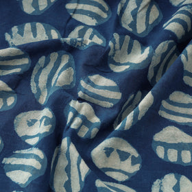 Bindaas Block Printed Cotton Natural Dyed Fabric