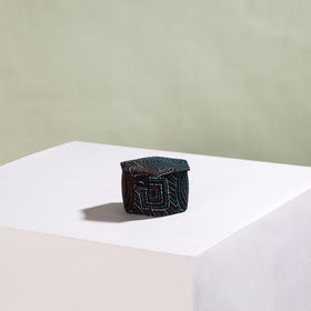 Bengal Kantha Work Handcrafted Hexagon Jewelry Box (Set of 3) 
