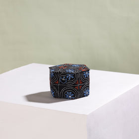  Bengal Kantha Work Handcrafted Hexagon Jewelry Box (Set of 3) 
