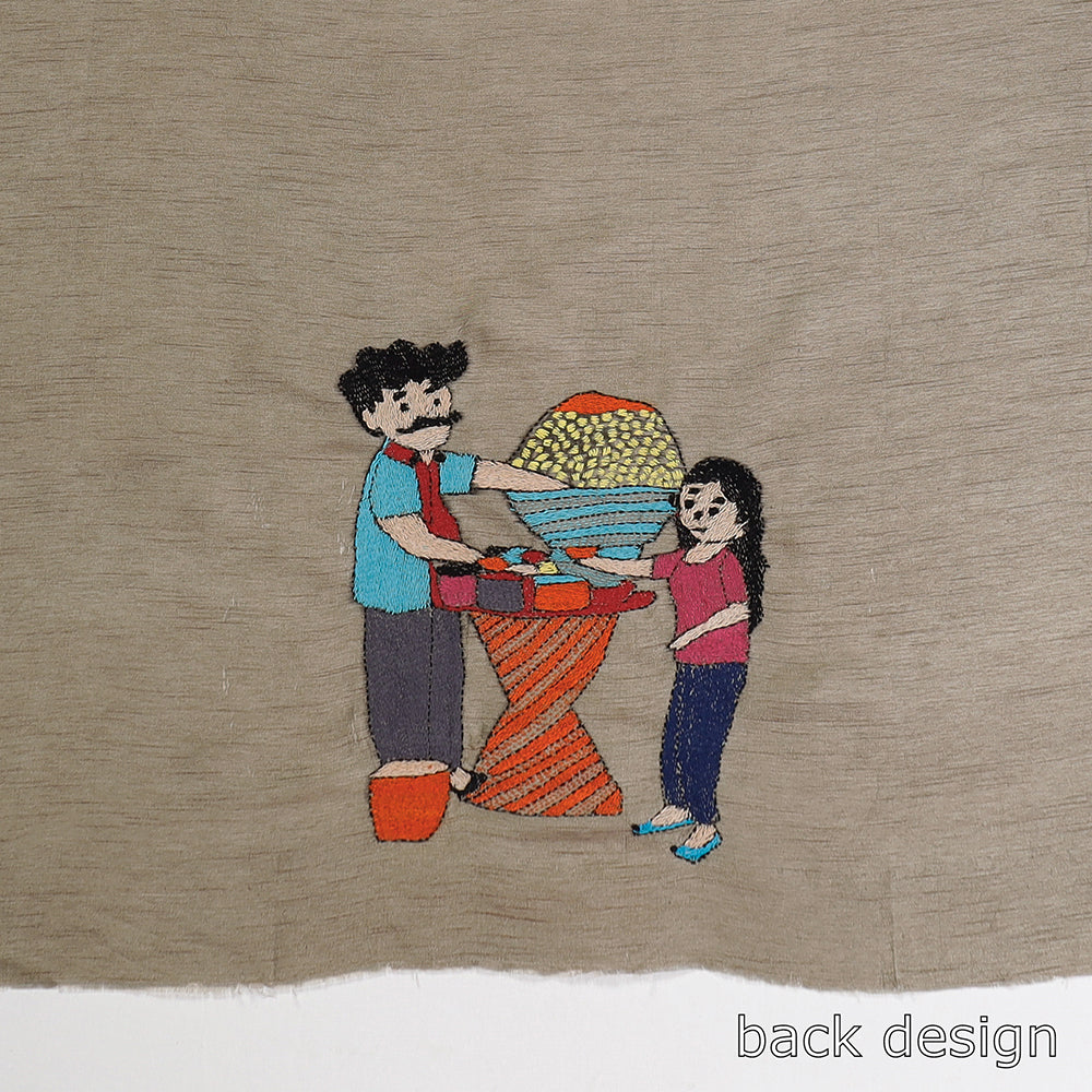 Kantha Embroidery Blouse Piece
