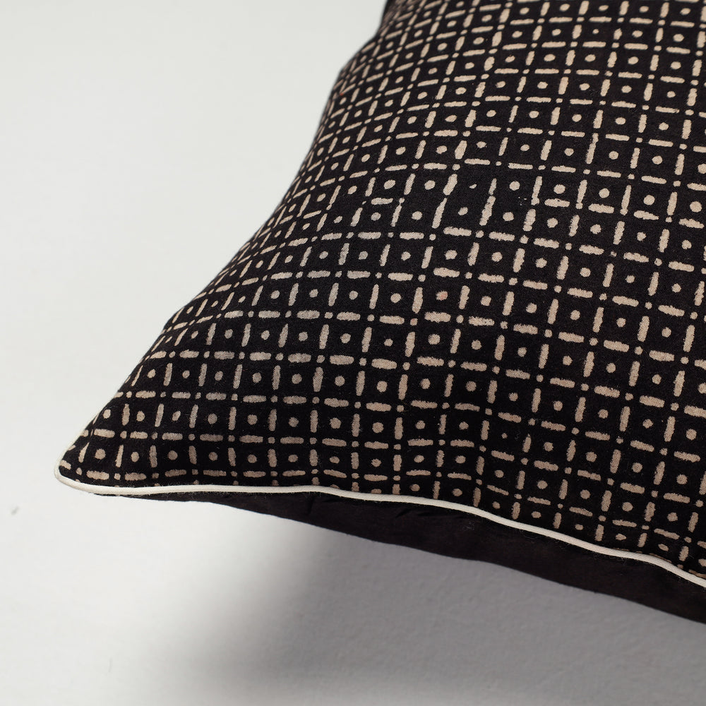 ajrakh cushion cover