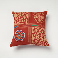 ajrakh cushion cover