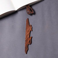 wooden bookmark