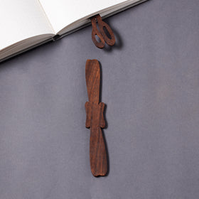 Buy Hand Carved Sheesham Wood Bookmark Online in India 