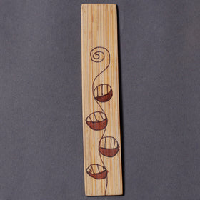 Buy Kerala Mural Handpainted Bamboo Bookmark Online l iTokri.com