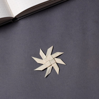 खजुरी Handmade Date-Palm Leaves Star Bookmark