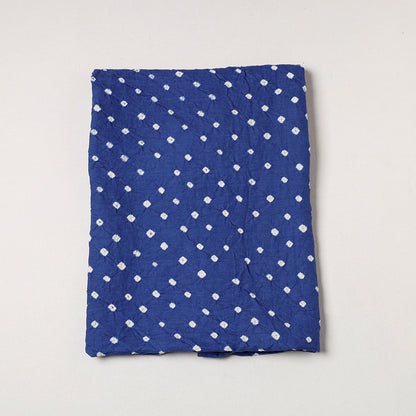 Blue - Kutch Bandhani Tie-Dye Soft Cotton Precut Fabric