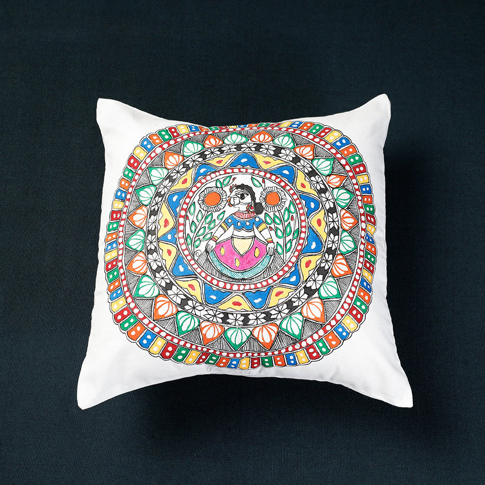 Madhubani Cushion Cover