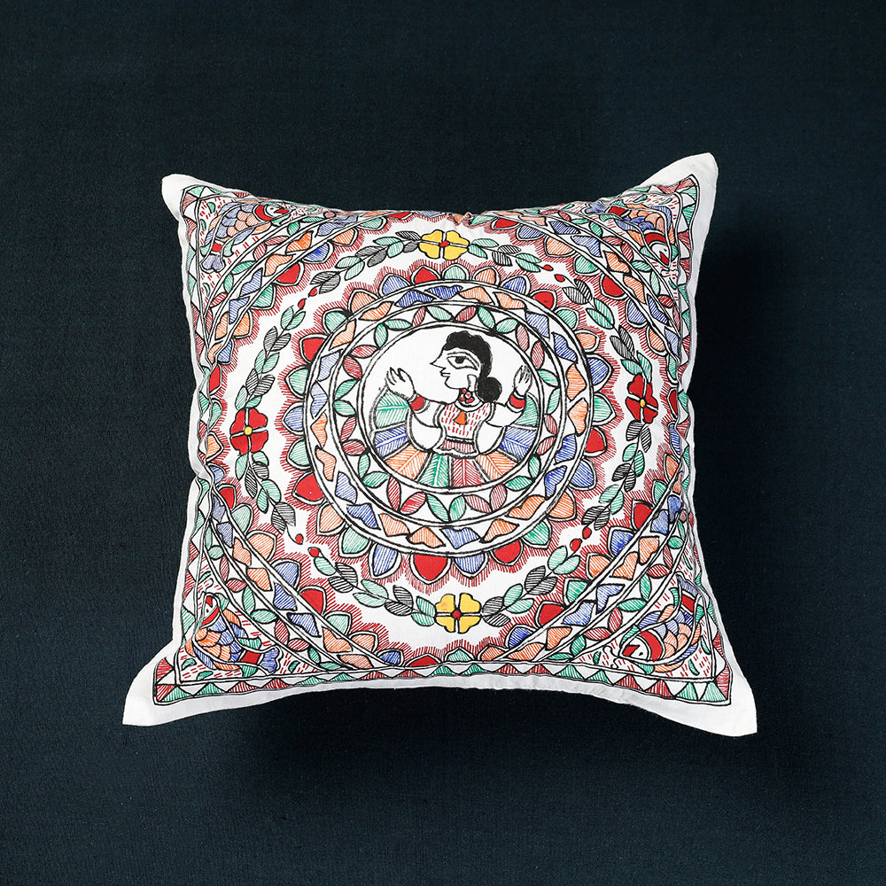 Madhubani Cushion Cover