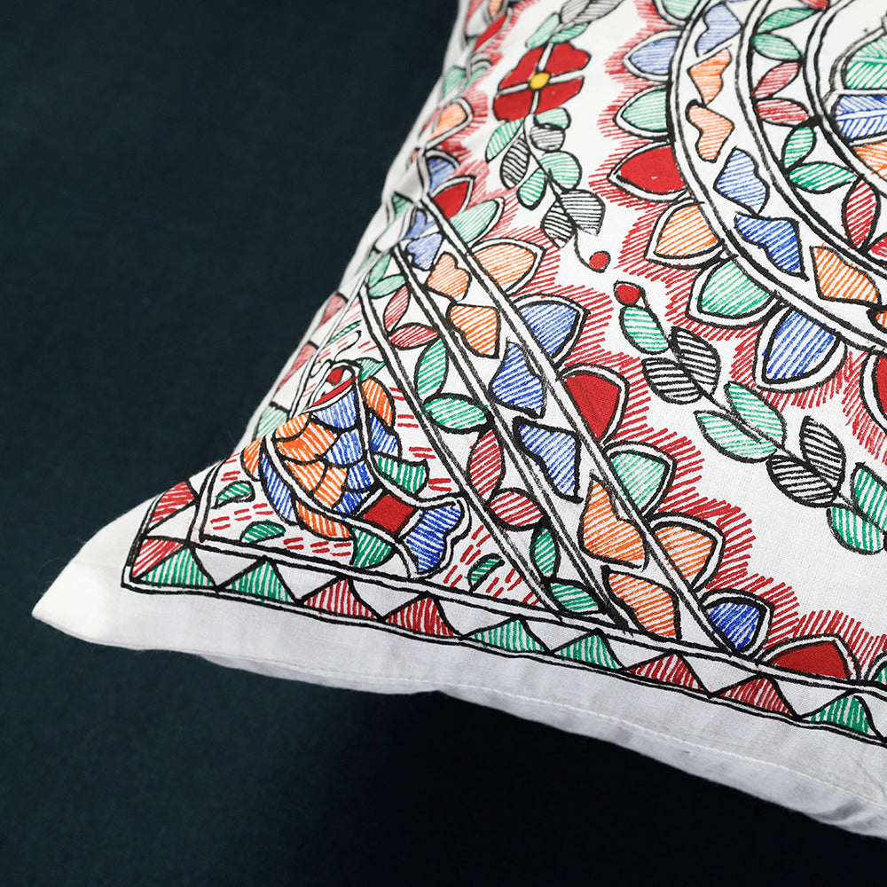 Madhubani Cushion Cover