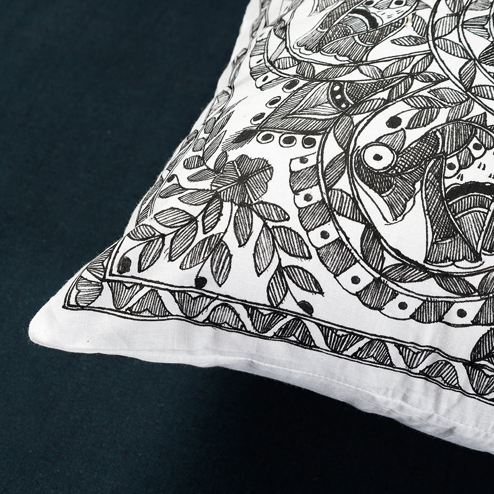 Madhubani Cushion Cover