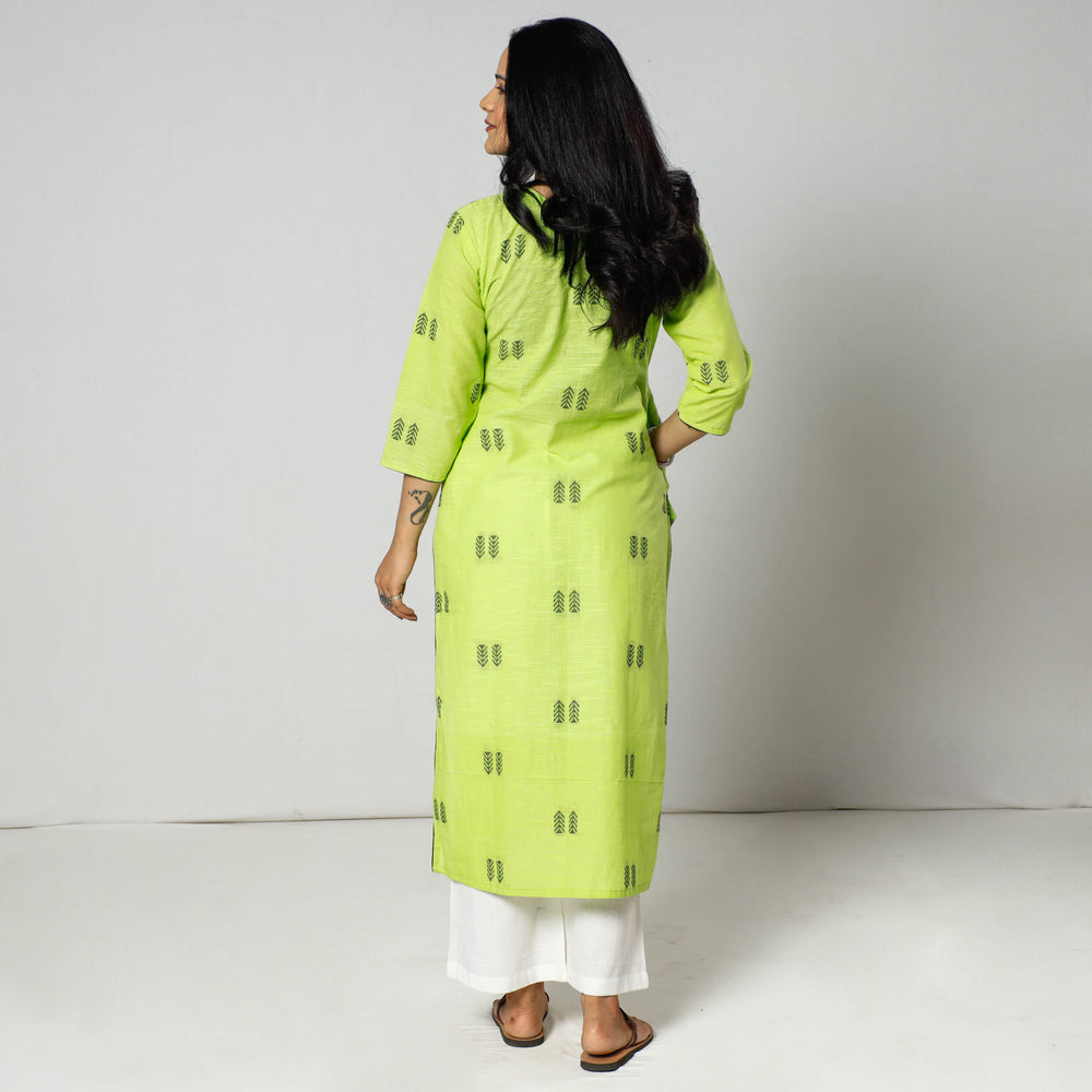 Jacquard Cotton Kurta