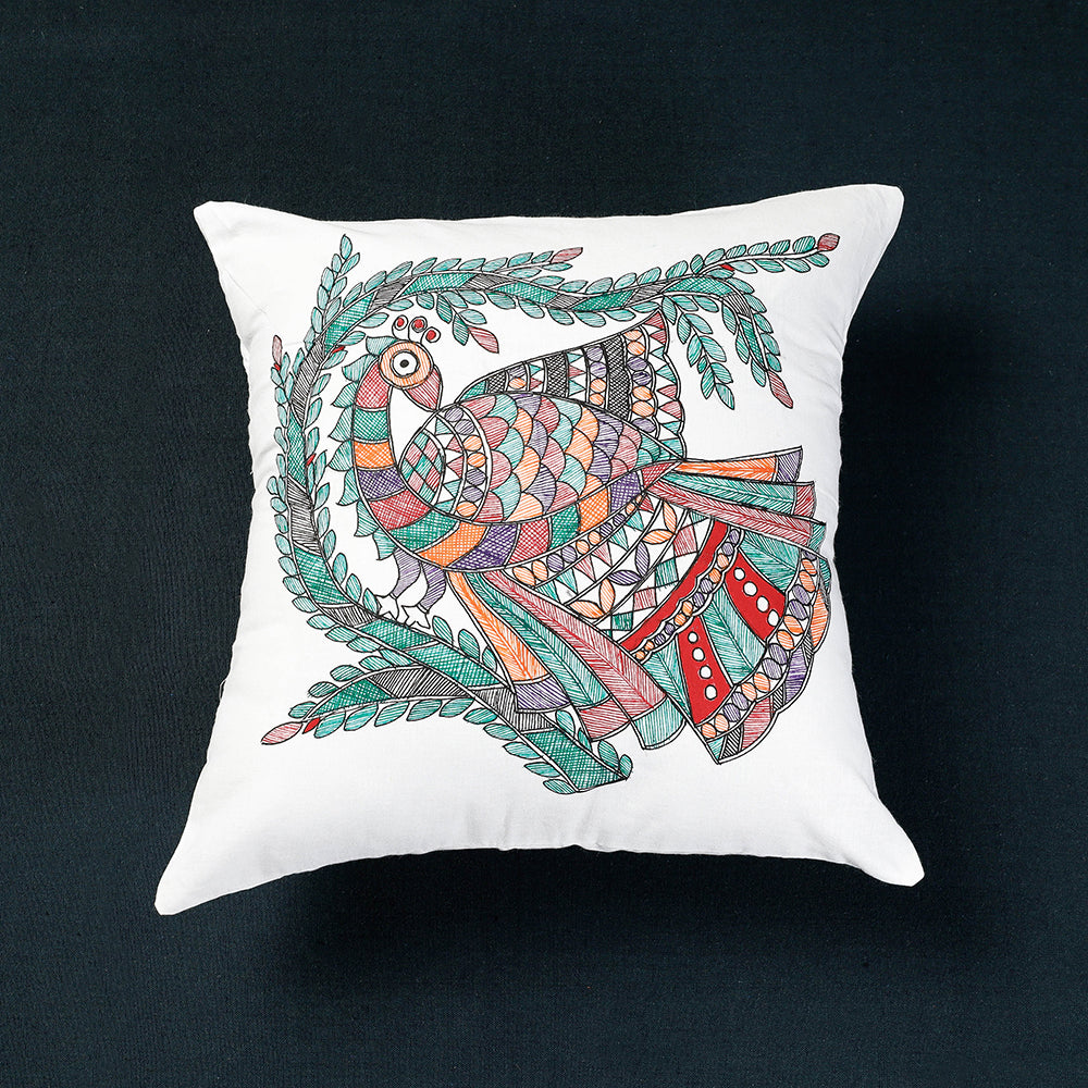 Madhubani Cushion Cover