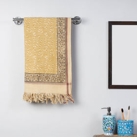 Buy Pedana Kalamkari Block Printing Handloom Cotton Towel Online at iTokri.com