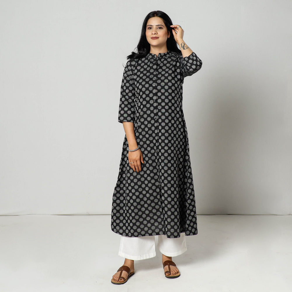 jacquard kurta