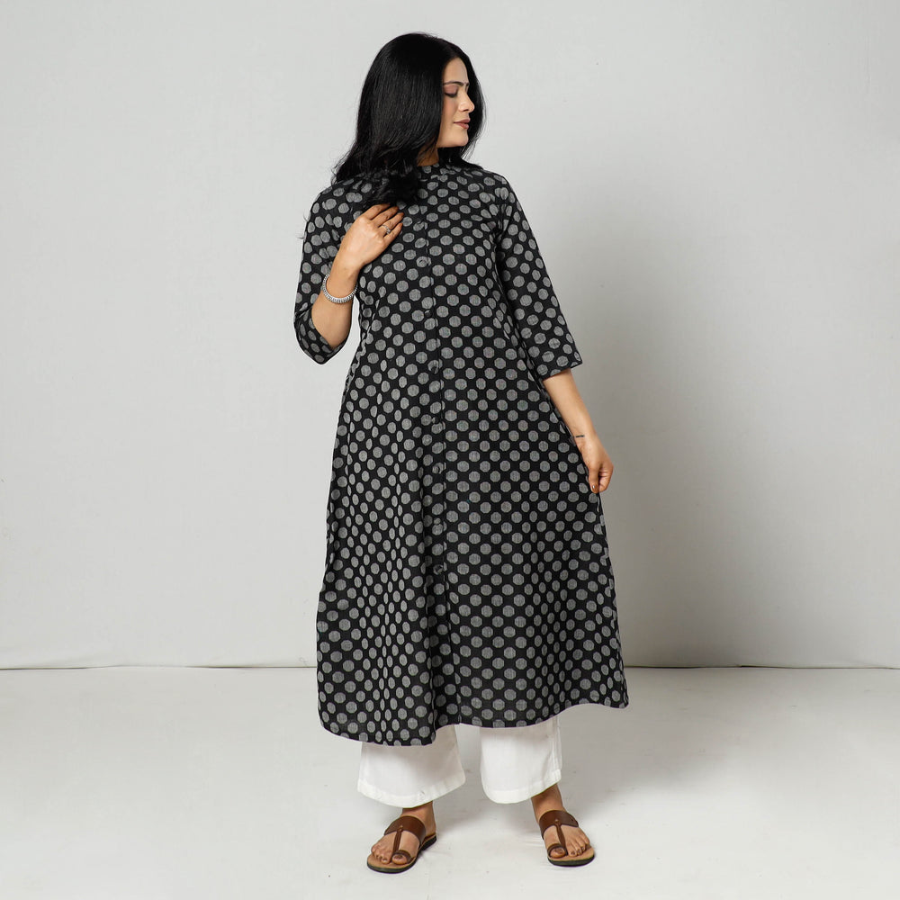 jacquard kurta