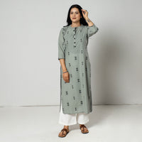 jacquard kurta