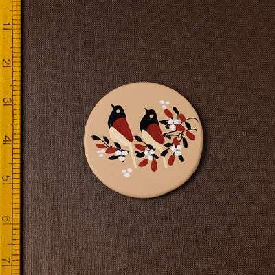 Birds - Handpainted Terracotta Fridge Magnet