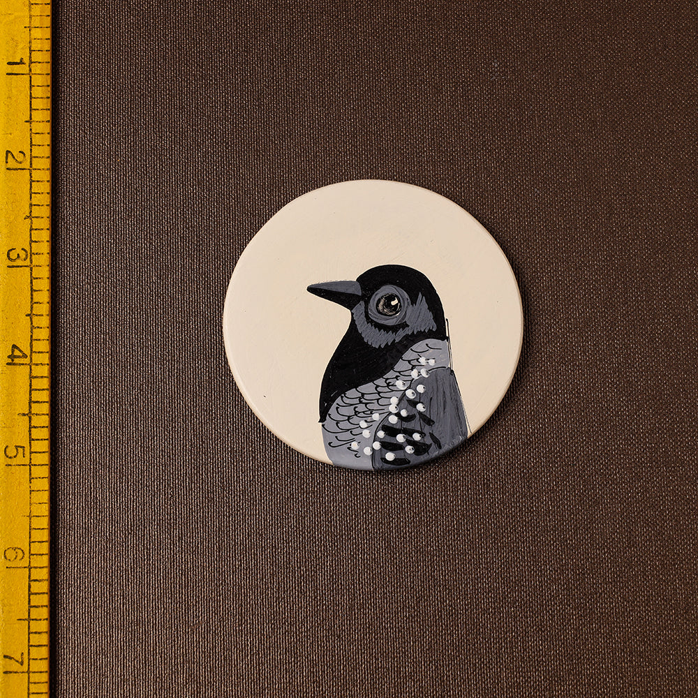  Bird - Handpainted Terracotta Fridge Magnet 