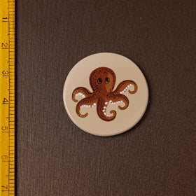  Octopus - Handpainted Terracotta Fridge Magnet 