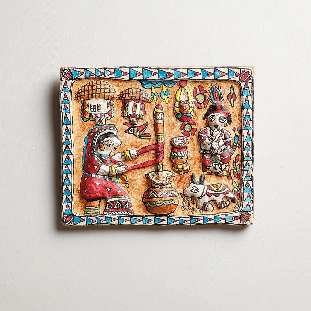 Madhubani Mache Wall Frame 