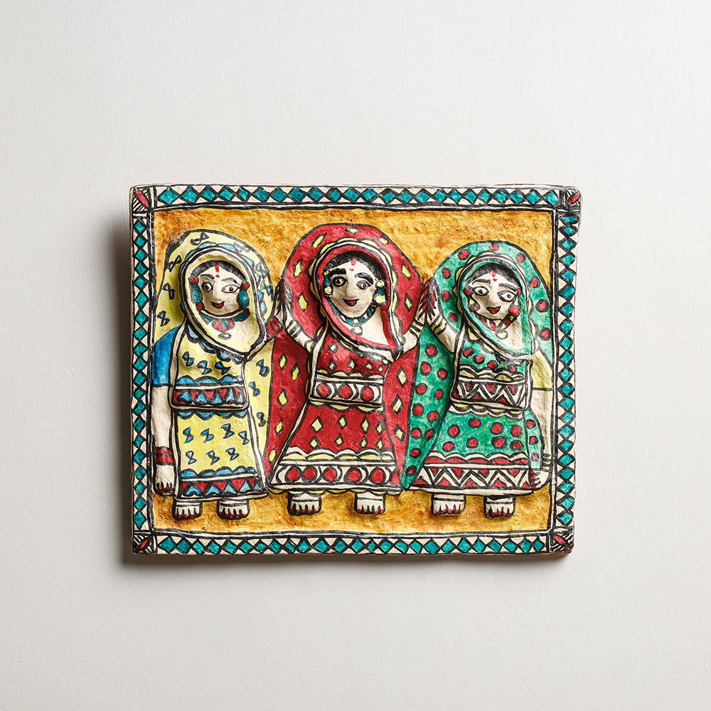 Madhubani Mache Wall Frame 