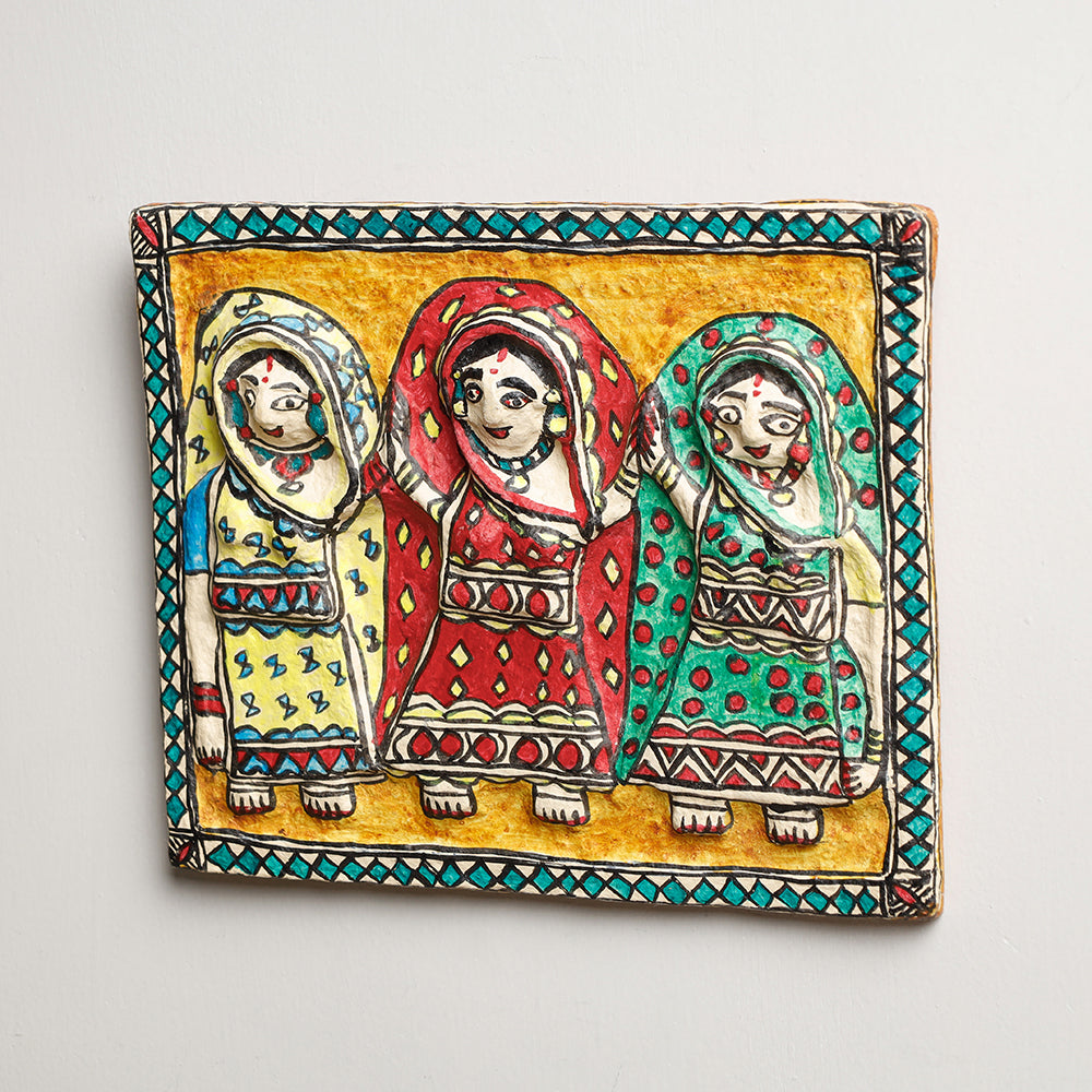 Madhubani Mache Wall Frame 