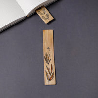 Kerala Handpainted Bamboo Bookmark