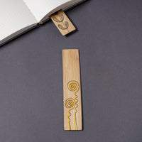 Kerala Handpainted Bamboo Bookmark