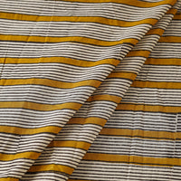 Yellow - Bagru Block Print Cotton Fabric09