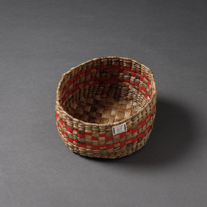 Handcrafted Organic Water Hyacinth Multipurpose Basket (7 x 7 in)