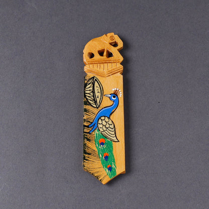 Handcrafted Kadam Wood Rajasthani Handpainted Bookmark