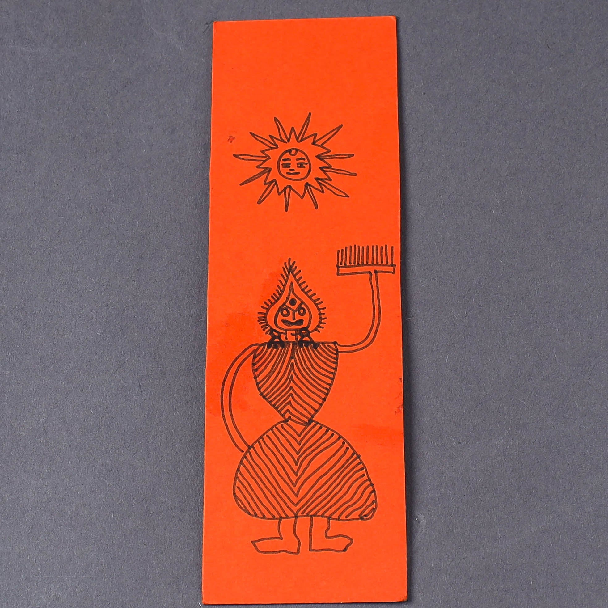 Buy Handcrafted Kadam Wood Rajasthani Handpainted Bookmark 