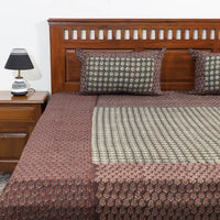 ajrakh double bed cover set